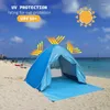 Zelte und Unterstände, XL-Größe, selbstöffnendes Strandzelt, automatisch, schnell zu öffnen, Outdoor-Camping, Tourist, UV50-Schutz, tragbares Picknick