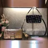 Borsa tote con diamanti in cristallo al neon Borse da donna Borse a tracolla Portafogli a spalla di alta qualità Hardware in metallo Ritratto di testa Lettera Totes Borsa Tracolla rimovibile