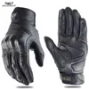 Vijf Vingers Handschoenen Vintage Lederen Motorracen Handschoen Heren Dames Motorrijder Guantes Moto Luvas Volledige Vinger Motocross MTB Biker Handschoenen 220921