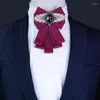 Fliege für Herren und Damen, modisch, koreanisch, britisch, Business, Bankett, Hochzeit, Accessoires, College-Stil, Hemden, Kragen, Blume