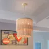 Hanglampen modern katoenen draad wikkellicht voor led woonkamer slaapkamer kinderen prinses hangende decor indoor verlichting