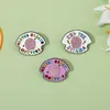 Mental Health Emalj Pins Custom Brain Brosches Lapel Badges Citat End Stigma Jewelry Gift for Kids Friends6263029