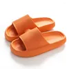 Slippers Women Plataforma grossa Cloud Summer Summer Beach Eva Sandálias de lazer de sola mole de lazer Anti-deslizamento de banheiro interno