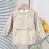 Lätzchen Spucktücher Süße Baby Kleinkind Baberos Bavoir Wasserdichte Langarmschürze Cartoon Tiere Kinder Füttern Smock Bib Stuff 0 5Y 220906