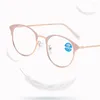 Lunettes de soleil Cadre métallique Portable Lunettes de lecture anti-UV Blue Rays Presbyopie Eyeglasse Femmes hommes Far Sight Eyewear Vision Care 1 0- 4 285F