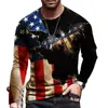 Men's Hoodies Men's Long-sleeved T-shirt Round Neck 3D Printing Street Trend European And American Style 2022 Arrival Oversized Clothing