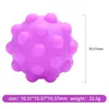 2022 Fidget Toy Push Bubble 3D Silicona Reducción de presión Bola Dedo Sensorial Puzzles Tablero Niños Dedos Squeezy Squeeze Escritorio Fidgets Toys ZM921