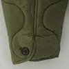 Femmes Down Parkas Armée Vert Oversize Veste matelassée Femme Hiver Automne Coton Rembourré Manteau Lâche Casual Sans Col Mode Outwear Élégant Chic 220921