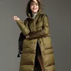 Parkas en duvet pour femmes, article de vente, prix spécial, vestes rembourrées, surdimensionnées, amples, à capuche, longues, chaudes, décontractées, Contour, 220921