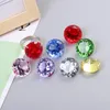 Nagelkonstdekorationer 10 datorer Cirkulära kristall Zirkon 8 Färger Luxury Princess Gem Stones 3D Diamond Crystals Stone Decoration Parts #6