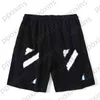 Shorts pour hommes Designer Summer New Line Plastic Strip Slogans Arrow Femmes Striped Terry Casual Capris Mother of Printing TR3N