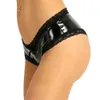 Schoonheidsartikelen sexy slipje voor dames femme lingerie wetlook lederen kant open open crotch dames ondergoed speelgoed paren winkels