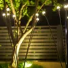 Solar Garden Lights LED Light Outdoor Lawn Decoration Landscape Firework Firefly Lawns Decor ogrodowy