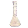 11.8" Hookahs champagne Beaker bong spiral Neck with straight tube cool look Thick heady glass bong water pipe 14mm downstem