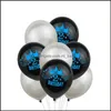 Decorazione per feste 2 ° Buon compleanno Palloncini Boy Girl 2 anni Due anni Lattice Baloon Numero Ballon Baby Shower Drop Delivery 2021 Dh7Zb