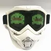 Feestmaskers RGB verlicht Carnival LED Ski Goggles DIY LED -bril Display Board Masker Scherm Matrix Geschenk speelgoed 220920