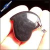 Pendanthalsband Herrarna Natural Stone Obsidian Water Drop Chakra Healing Reiki Beads Women Crystal Necklace Jewelry Free Pouch SS639