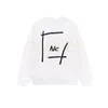 Famouse Mens Black White Hoodies Womens Letter Printing Sweater Couples Casual Loose Sweatshirts Asian Size S-XL