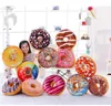 Travesseiro criativo super suave simulação de chocolate donut vida real grande ferramenta de soneca para meninas 1 pcs/lote