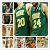 WSKT носит Custom NCAA Vermont Catamounts UVM Баскетбольный колледж Джерси Бен Шунгу Райан Дэвис Исаия Пауэлл Джастин Маззалла Финн Салливан Робин Д.