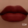 Lip Gloss Qi Matte Batom Líquido Maquiagem Nude À Prova D 'Água Lipgloss Escuro Vermelho Preto Longo Duradouro Tint Esmalte