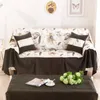 Chair Covers Coffee Color Mosaic Print Sofa Slipcover Couch Cover Living Room Towel Home Decor Four-Seater Soft