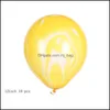 Décoration de fête 10 pouces Colorf Agate Latex Balloon Accueil Saint Valentin Anniversaire Mariage Drop Delivery 2021 Garden Festive Party Supp Dh4Yt