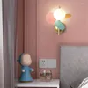 Muurlampen moderne macaron led bladeren Noordse bloemtak SCONCES voor huis badkamer slaapkamer bedkamer bed indoor decor verlichting