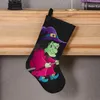 Kafatası ile Cadılar Bayramı Dekorasyon Çorapları Hayalet Baskı Hediye Çantası Korku Sahnesi Dekor Çorap Kolye Etkinlik Parti Malzemeleri RRB15603