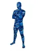 Lycar spandex catsuit kostuums leger groen camo -kostuum zentai full body cosplay jumpsuit