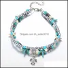 Ankjes nieuwe Boheemse sieraden mode zomerstijl vintage Sier -zeester charme enkeldje Anklet armband voor dames voet sandaal ankl dhseller2010 dhzk4