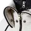 メンズジャケットジッパーメンジャケット秋のカジュアルフリースコートボンバージャケットスカーフカラーファッションフード付きオスのアウトウェアスリムフィットフーディー220921