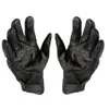 Cinco Dedos Luvas Genuíno Goatskin Couro Luvas de Motocicleta Moto Protetora Engrenagens Touch Screen Homem Presente Ciclismo Luva Racing Guantes 220921