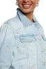 Women's Jackets Spanish Style Hollow-out Embroidery Women's Jean Jacket