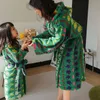 Cartoon Parent Children Hooded Bath Robes Adult Thick Soft Bathrobes Hotel Home Bathrobe Women Baby Robe