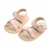 Chaussures de sport 2022 Mode Toddler's Sandals Baby Summer Wear PU Matériel Loisirs Réglable Pour Born