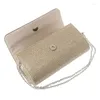 Evening Bags Women's Shoulder Bag Bridal Clutch Party Prom Wedding Envelope Handbag Glitter Mesh