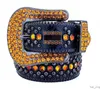 Lyxmodebälten för kvinnor Designer Mens BB Simon Rhinestone Belt med bling strass som gåva Baiying 01