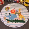 Tappeti Coffee Bear Boy Playmat Tappeto antiscivolo Tappetino per ragazza 150 Tappetino da spiaggia rotondo Tappetino per gattonare per esterni Gioco per BAMBINI Cartoon