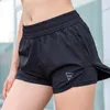 Rennen shorts dames hoge taille sport sport gym snel droge wourkout joggers 2 in 1 fitness kleding wa