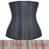 Waist Tummy Shaper Latex Trainer 25 Steel Bone Women Binders And s Corset Modeling Strap Body Colombian Girdles Slimming Belt 220921