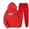 Tasarımcı Yeni Trailsuit Trapstar Marka Baskılı Spor Giyim Erkekler 15 Renk Sıcak İki Parçalı Set Gevşek Hoodie Sweatshirt Pantolon Setleri Hoodie Jogging