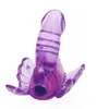 Artículos de belleza Vibrador de mariposa Manos libres Saltar Huevo Desgaste Juguetes sexy para mujeres Bullet Clitoral G Spot Simulator Plug anal Producto JUEGO