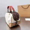 Tote Bag designer bag women leather handbags Fashion Color Matching Shoulder Vintage Simple Travel totes bags 220919