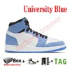 Sapatos de basquete Sapatos de basquete femininos t￪nis t￪nis Hiper Royal University Blue Obsidian Mocha Dark com Box 1 OG 1S Mens rebeli￣oir