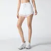 Active Shorts Women Summer Sport L￶st snabbt torrt glas garn Yoga tr￤ning s￤kerhet Aktivkl￤der fitnesskl￤der som k￶rs