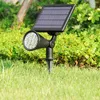 Supports de lampe 4 pièces piquet de sol pratique piquets de pelouse lumières de paysage pour jardin Patio extérieur cour avec vis M5