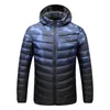 Men's Jackets Men Waterproof Heated Jacket USB Winter Outdoor Electric Heating Jacket Warm Sprot Thermal Coat Clothing Heatable Cotton Jackets 220921