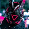 Parti Masques Triangulaire Lumière Froide Cyberpunk Masque Cosplay Sci Fi Équipement Musique Festival Accessoires Adulte 220920