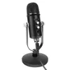 Ensemble de microphone Usb E21 pour ordinateur portable Microphone à condensateur d'enregistrement en métal avec trépied pour PC Webcam Jeu Vlog Streaming Popcast